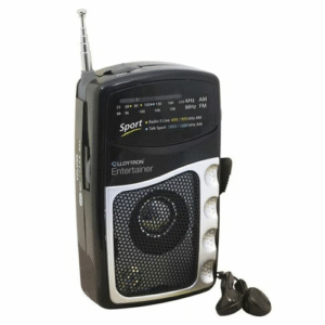 Lloytron 2 Band Personal Sports Radio with Earphones- N2201BK