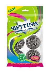 Bettina Tough Spiral Scourers 20g 4 Pack