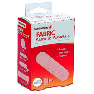 Masterplast Fabric Assorted Plasters 50 Pack