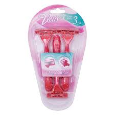 Velis Ladies Disposable Triple Blade Ultra Razors 3 Pack