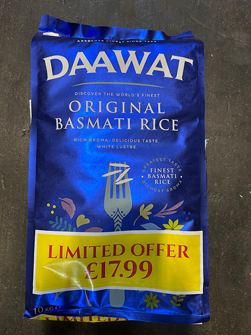 Daawat Original Basmati Rice 10kg