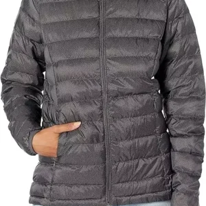 Amazon essentials women's light weight long sleeve hooded packable jacket Size-S