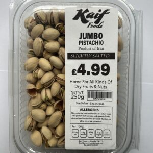 Jumbo Pistachio (Slightly salted) 250g