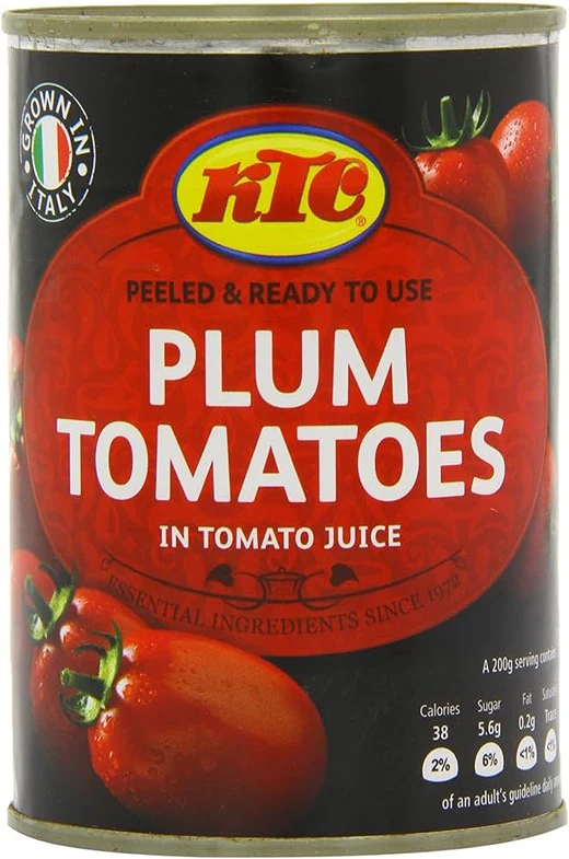 KTC Plum tomatoes 400g