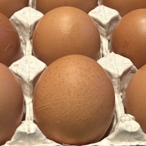 Medium size caged eggs - 6 pack