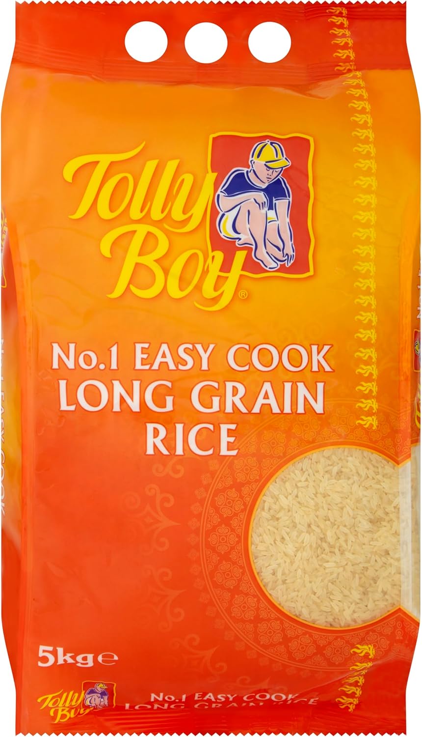 Tolly Boy Easy cook Long grain Rice 5 kg