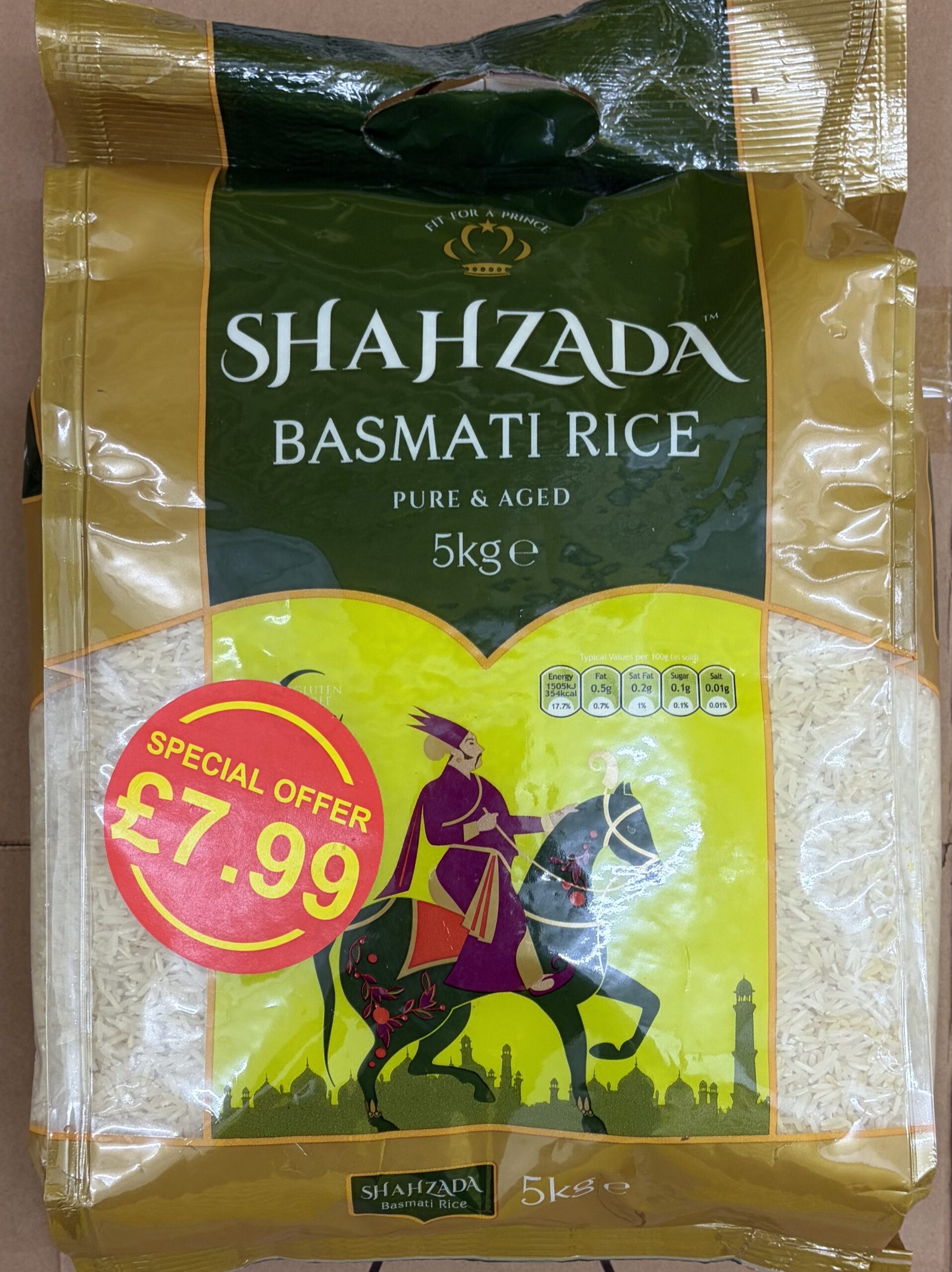 Shahzada Basmati Rice 5 kg.