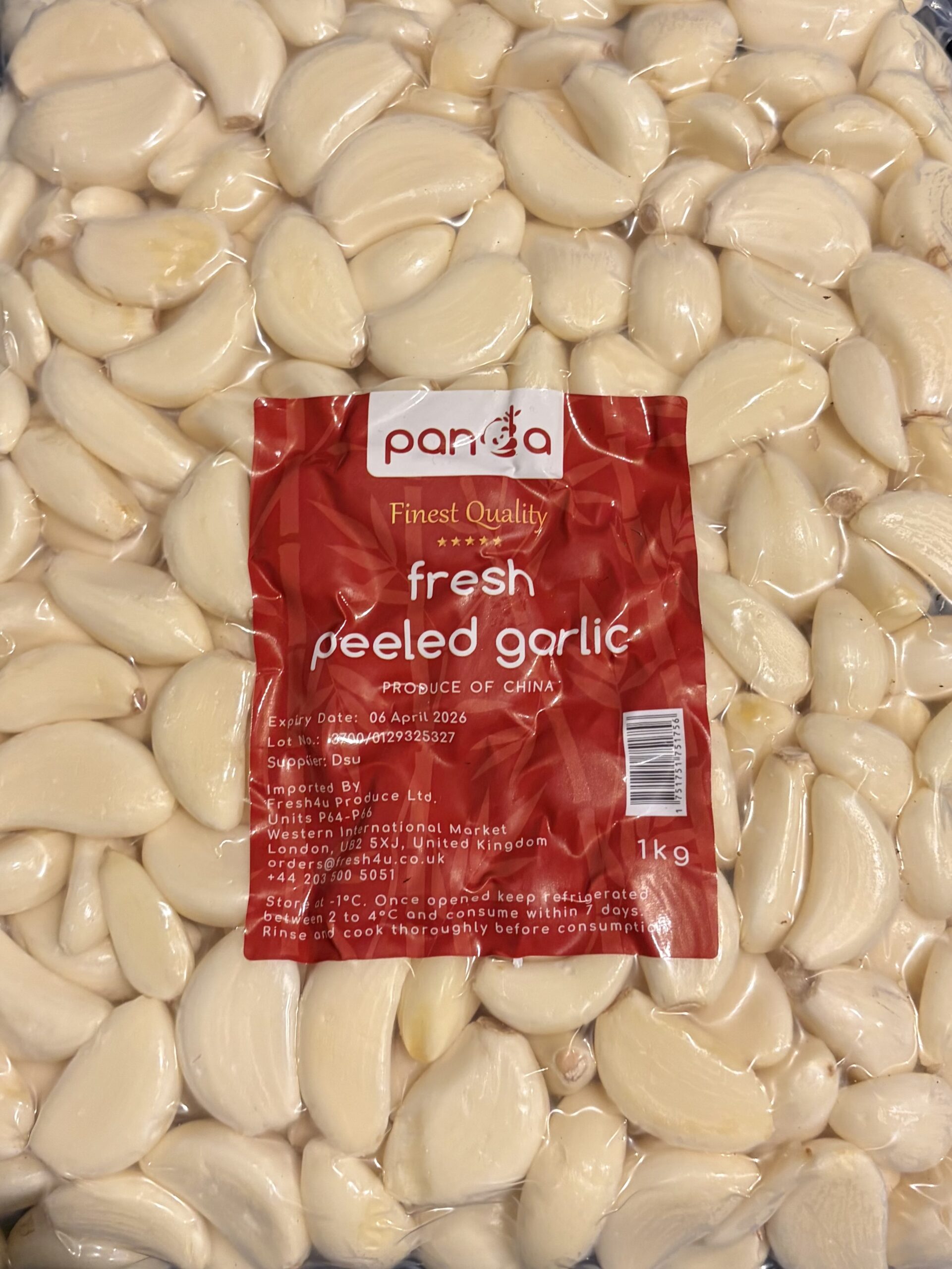 Finest quality Fresh Peeled garlic 1kg