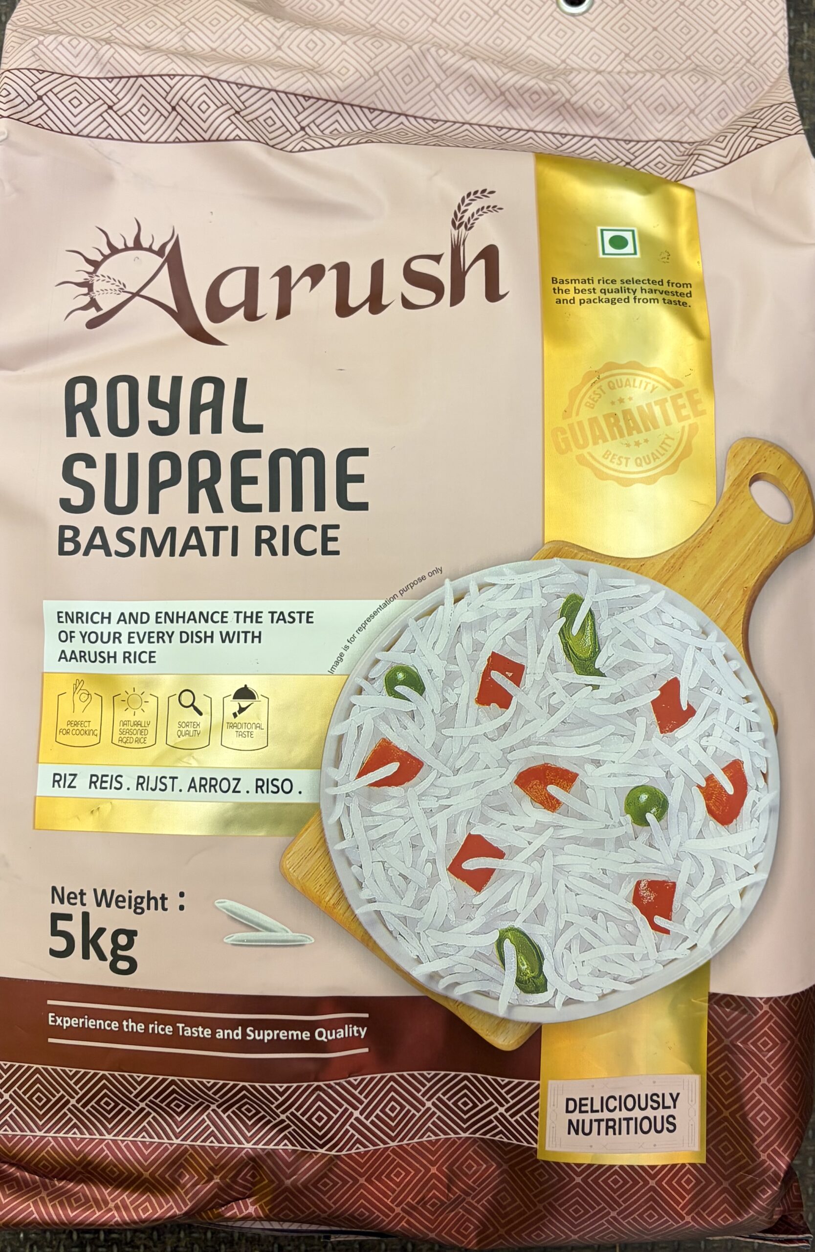 Aarush Royal supreme Basmati Rice 5kg