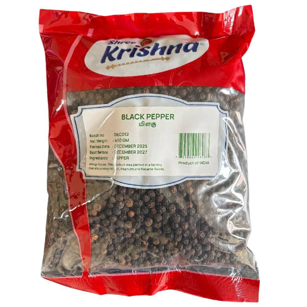 Shree Krishna Black Pepper - 400g
