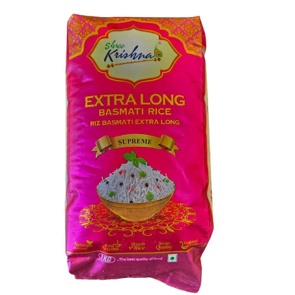 Shree Krishna Extra Long Basmati Rice - 1kg