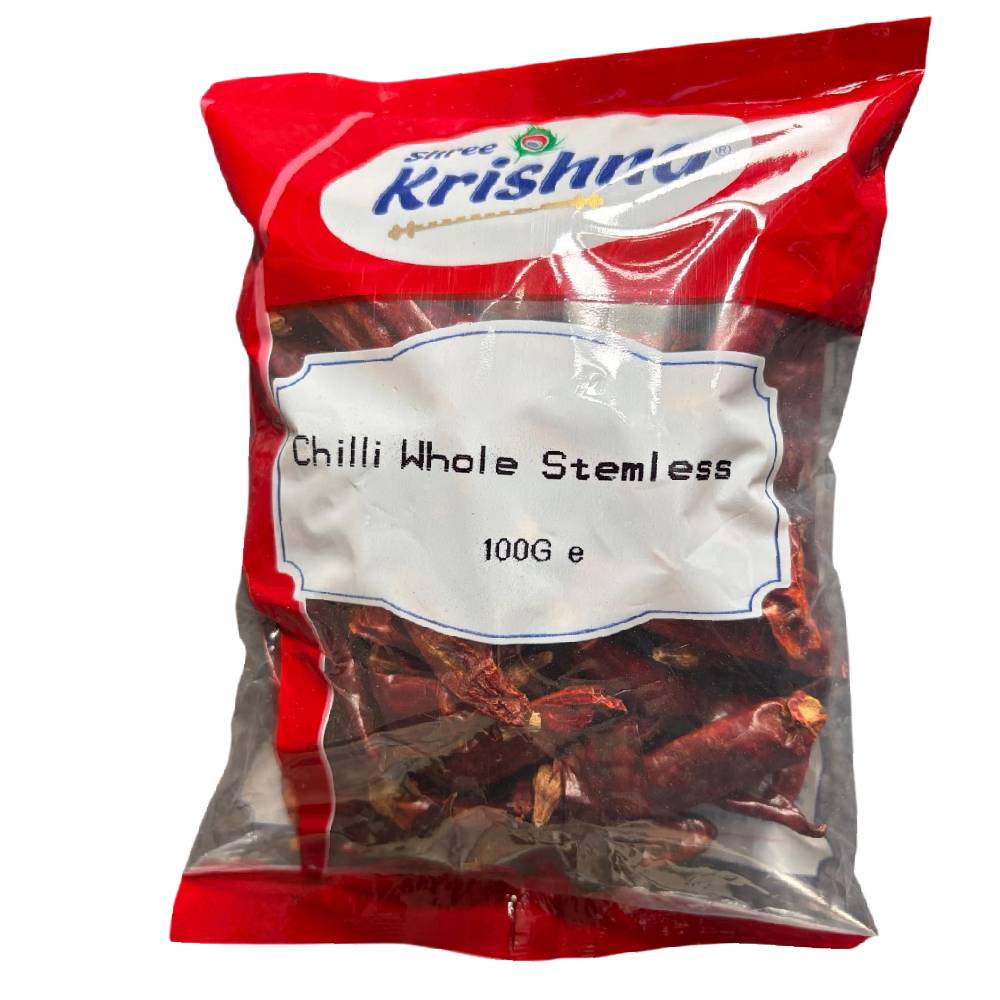 Shree Krishna Chilli Whole Stemless - 100g