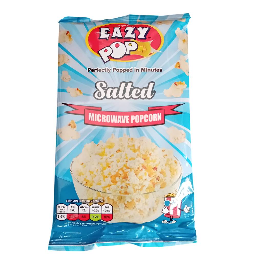 Eazy Pop Microwave Popcorn (Salted) - 85g