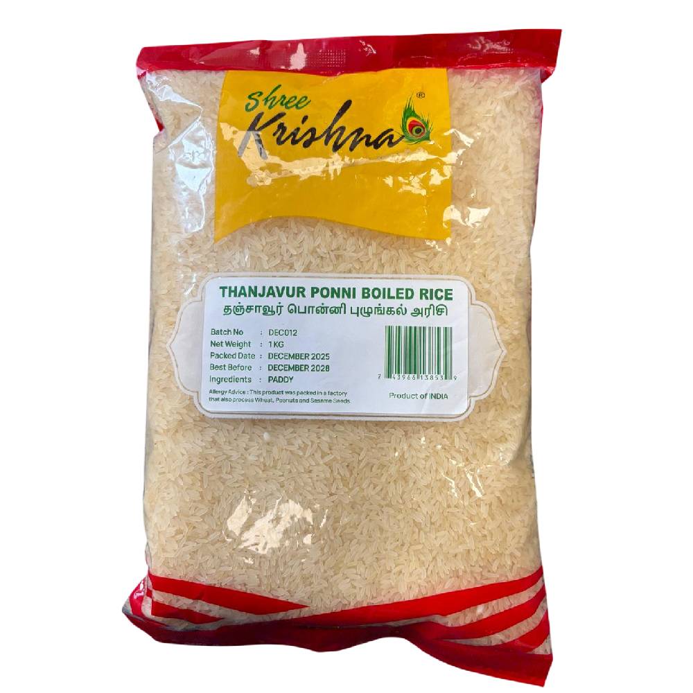 Shree Krishna Thanjavur Ponni Boiled Rice - 1kg