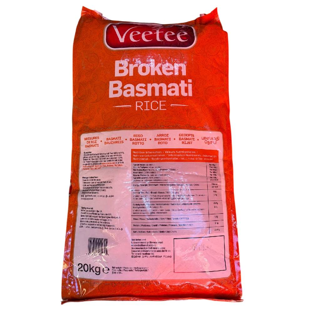 Veetee Broken Basmati Rice - 20kg - Image 2