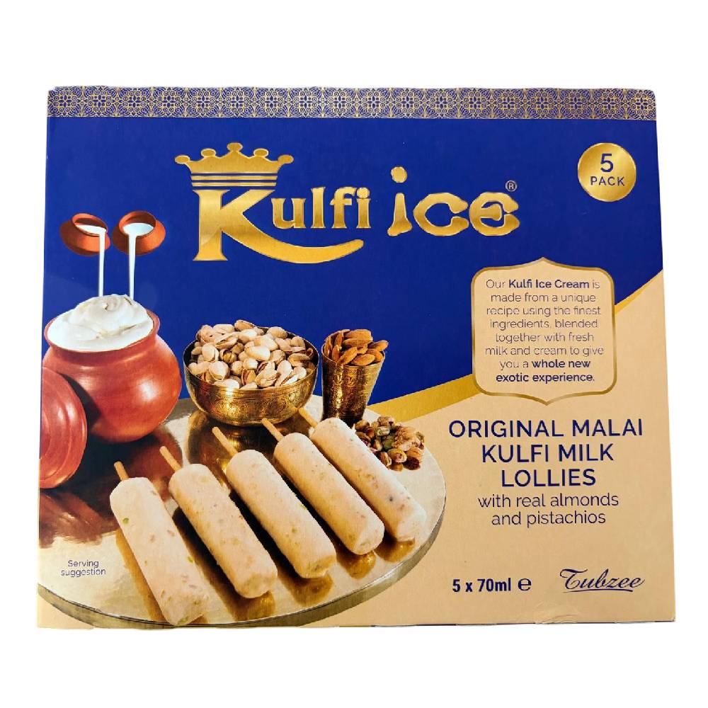 Kulfi Ice Original Malai Kulfi Ice Cream -70 ml (5 pack)