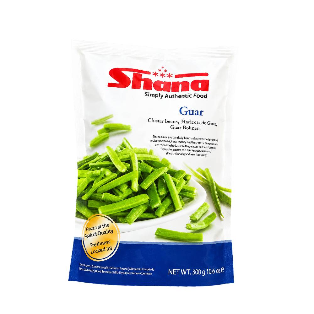 Shana Guar Cluster Beans (Frozen) - 300g