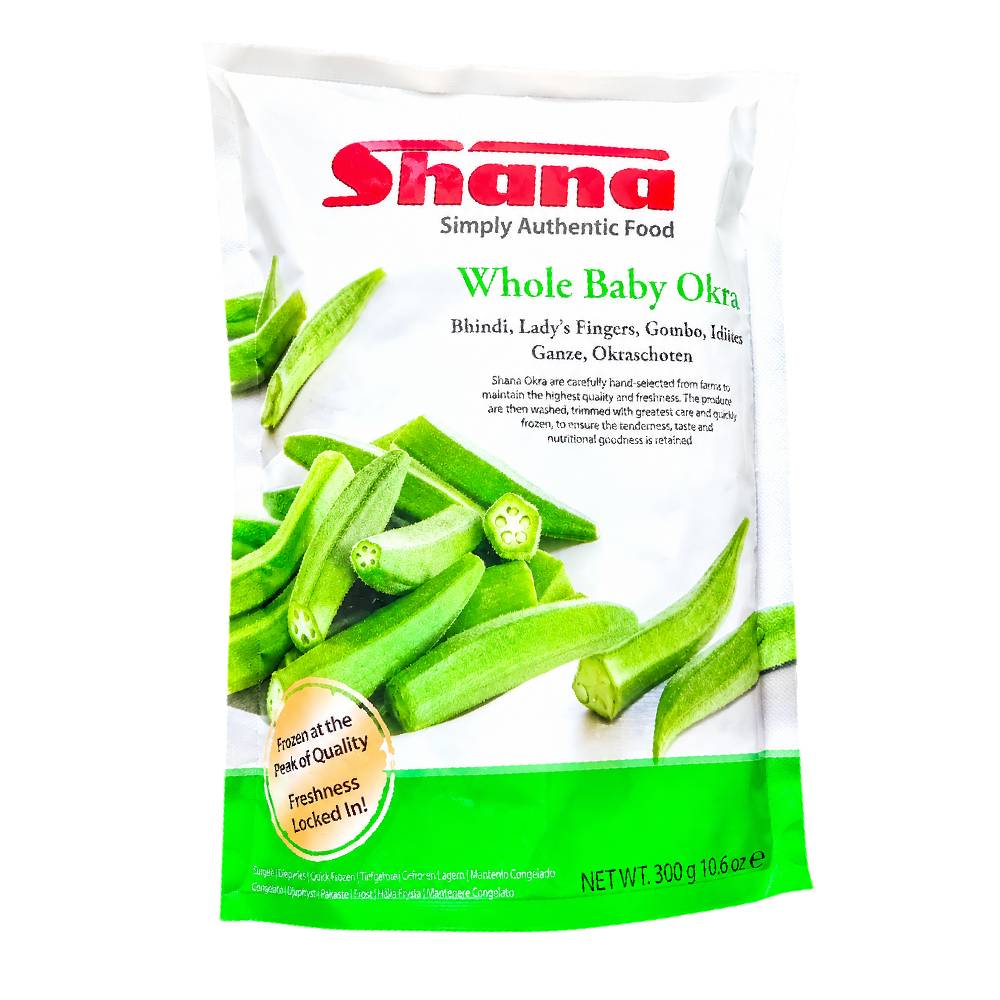 Shana Whole Baby Okra (Frozen)- 300g