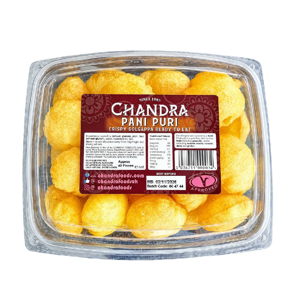 Chandra Pani Puri (Ready to Eat) -40 Pieces