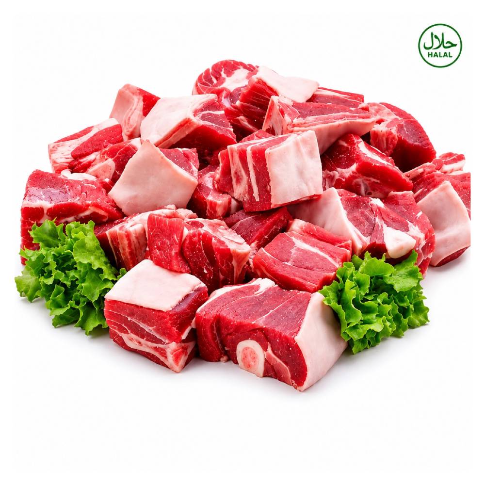 Goat Meat With Bone (Fresh) - 1kg , Halal