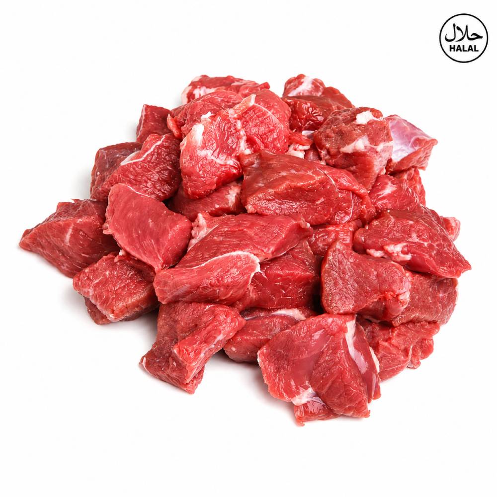 Boneless Lamb (Fresh) - 1kg , Halal