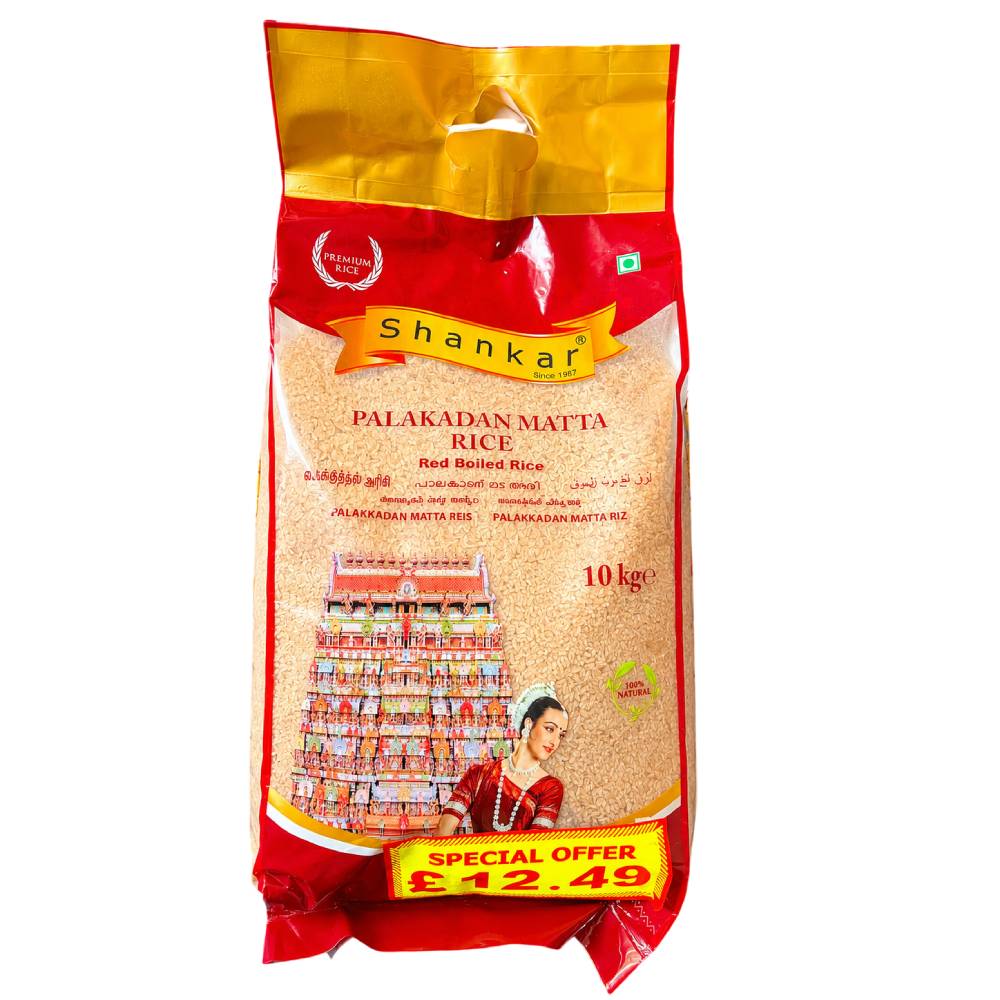 Shankar Palakadan Matta Rice (Red Boiled Rice)- 10kg
